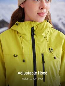 In My Nature 女式三合一拉链抽绳连帽夹克，秋冬