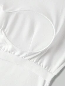 Tseoso 3 件黑白休闲长袖修身长款 T 恤加厚 T 恤套装，适合秋冬季，复古，可爱的夏季上衣，柔软女孩，家居服，基本款 T 恤，家居，返校，秋季女装