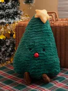 Christmas Throw Pillows Xmas Tree Gingerbread Man Snowflake Pillow Stripe Candy Cane Peppermint Shape Cushion Christmas Decoration For Home Sofa Bed Couch Party(30cm/11.8inch) - Multicolor - View 7