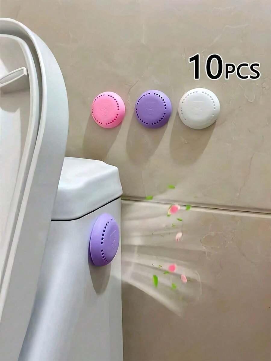 10/1PCS Long Lasting Fragrant Air Freshener With Extra Shell - Suitable For Summer Home, Car, Bathroom, Bedroom, Closet, And Toilet Aromatic Solid Deodorizing Plate Gift Birthday Graduation, Mother's Day Gift, Valentine's Day Gift, Father's Day Gift - Multicolor - View 1