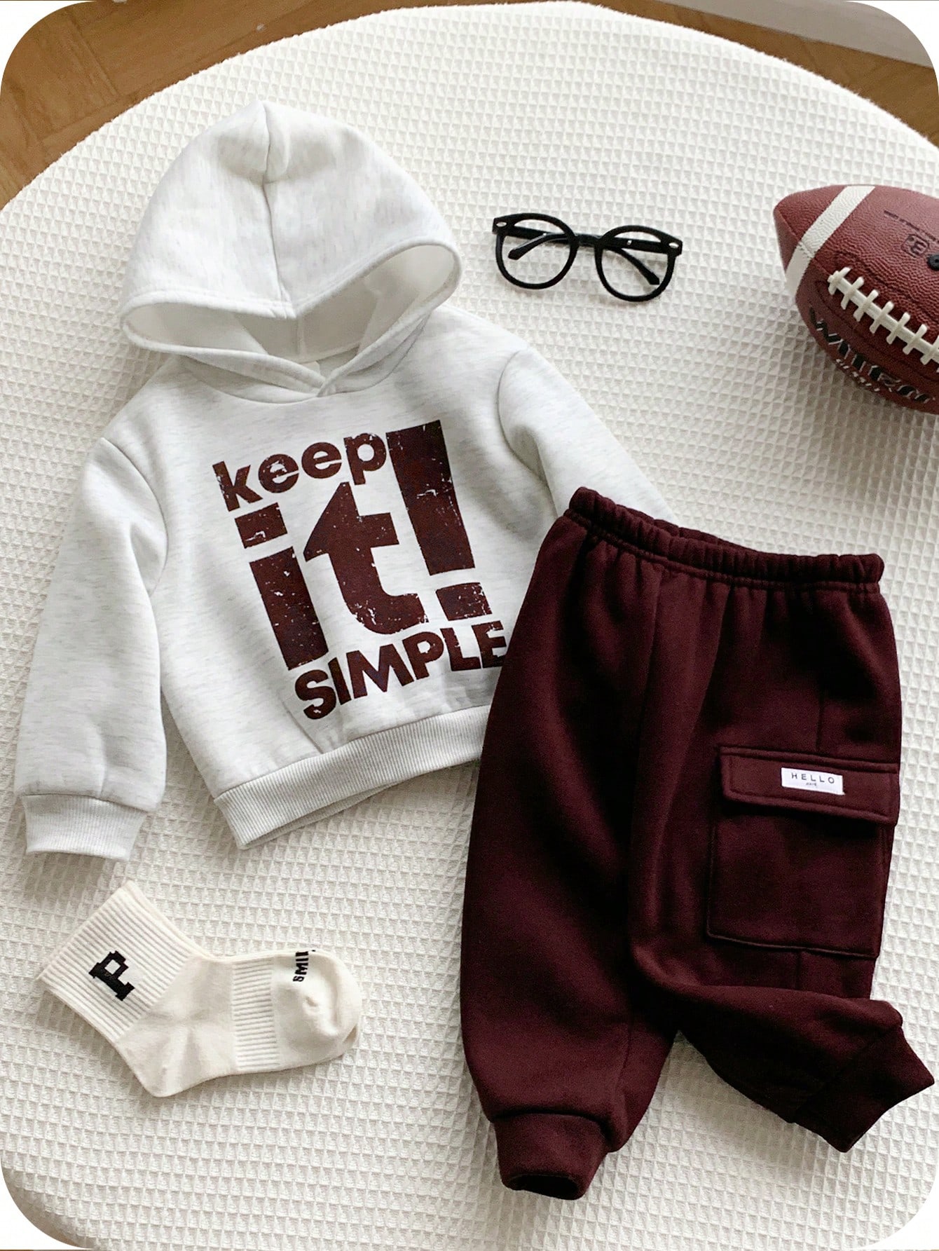 مجموعة ملابس شتوية للأطفال الصبيان/البنات، تتكون م...