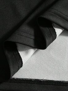 PAVTROS T-shirt à manches longues casual pour hommes avec imprimé patchwork bicolore, automne