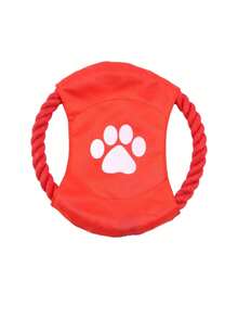 PETSIN 1 Piece Pet Cotton Rope Flying Disc, Durable Bite Training Dog Toy, Pet Chewing Toy, Pet Self-Entertainment Toy, Throwing Toy, Pet - Multicolor - View 9