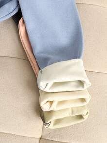 SHEIN 3pcs/Set Tween Girls' Ribbed High Waist Thermal Lined Leggings, Winter Leggings For Girls, Preteens Girl Leggings, Tween Girls Sets, Teen Girl Pants - Baby Blue - View 5