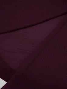 Aveloria GENKIRA Autumn/Winter New Loose Fit Soft Woolen Oversized Coat For Women, Elegant Style - Burgundy - View 7