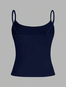 SHEIN EZwear 3pcs/Set Women's Sexy Cropped Camisole Tops, Suitable For Summer - Multicolor - View 8