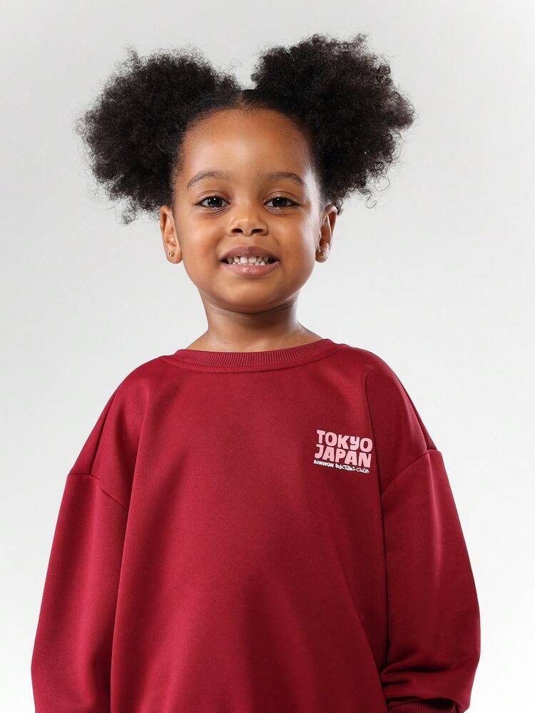 Tokyo Japan Graphic Sweatshirt With Car Print