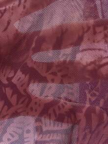 MUSERA 性感动物纹印花长袖上衣，适合度假、伊比沙岛假日、节日、夜生活、外出等场合，冬季优雅百搭，也适合情人节、春夏穿着。 - 酒紅色 - 查看 6