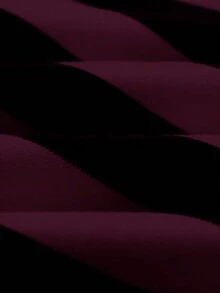 EMERY ROSE New Arrival Bestselling Regular Fit Women Plus Size Striped Crew Neck Sweatshirt - Red - View 3