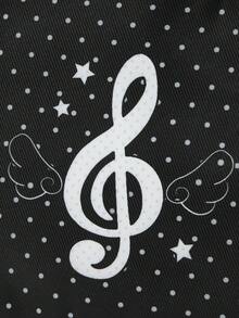 ROMWE Anime Bolsas de maquillaje - Negro - Ver 3