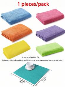 Bộ 10 khăn lau sợi nhỏ, 11,5" x 11,5" khăn lau màu ngẫu nhiên, khăn thấm hút, khăn lau nhà bếp, khăn lau kính Bộ miếng bọt biển thấm hút mềm mại, khô nhanh nhiều màu dùng để lau chùi nhà cửa - Nhà bếp, Phòng tắm, Gia đình, Doanh nghiệp cung cấp đồ gia dụng - Nhiều màu - Xem 13