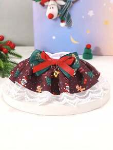 PETSIN 1 件宠物圣诞蕾丝项圈；宠物围兜；猫项圈；狗围兜；蝴蝶结铃铛项圈；宠物配件；宠物用品 - 彩色 - 查看 19