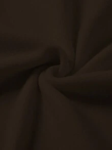 GlowEve 女士休闲字母印花运动衫，秋冬 - 棕色 - 查看 5