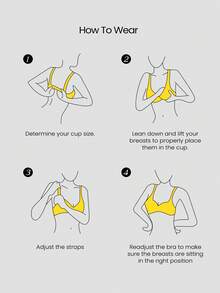 GLOWMODE FeatherFit™-Sculpt 聚拢强力压缩内置网状肩带可拆卸罩杯 V 型后背半罩杯运动文胸中等强度跑步慢跑锻炼健身房训练活跃 - 白色 - 查看 10