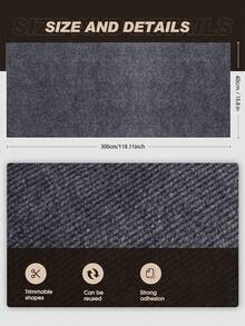 1 件试用装，随机发货，自粘式猫抓板，可修剪家具保护垫，防刮地毯垫，壁挂式沙发保护垫，猫爬架保护垫，室内猫咪游戏垫，猫抓板，沙发替代品，猫抓柱替代品 - 彩色 - 查看 49