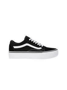 Vans Old Skool Unisex Sneakers Black White VA3B3U - 黑白 - 查看 1