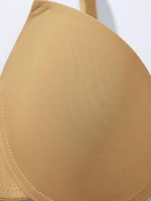 1件女士舒适无缝无钢圈文胸 - 薑色 - 查看 4