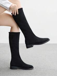 CUCCOO BIZCHIC 女士休闲粗跟高筒靴，百搭日常穿着