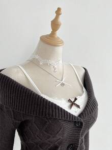 Elamini 女士时尚性感休闲不对称下摆单排扣开衫，秋冬