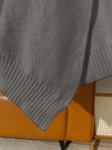 Franclia New Autumn/Winter High-Quality Elegant Versatile Soft White Cardigan For Women - Mocha Brown - View 5