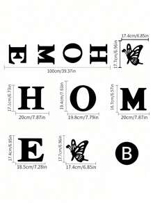 家用亚克力 3D 镜面墙贴，可定制标语 - 黑色高级颜色选项，是情人节、婚礼、生日和日常家居升级的理想走廊、入口、客厅和卧室墙壁装饰