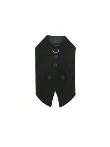 New Pet Suit Dress Dog Bow Tie Tuxedo Pet Scarf Triangle Bandana Pet Clothing Party Clothing Cocker Spaniel Small, Medium And Large Dog Wedding Wedding Photo Clothes - Black - View 4