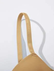 1件女士舒适无缝无钢圈文胸 - 薑色 - 查看 3