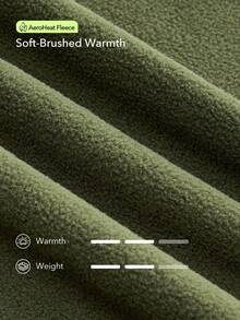 OutZeal 女士保暖抓绒束腰拉链户外抓绒外套，适合秋冬季徒步露营 - 軍綠色 - 查看 5