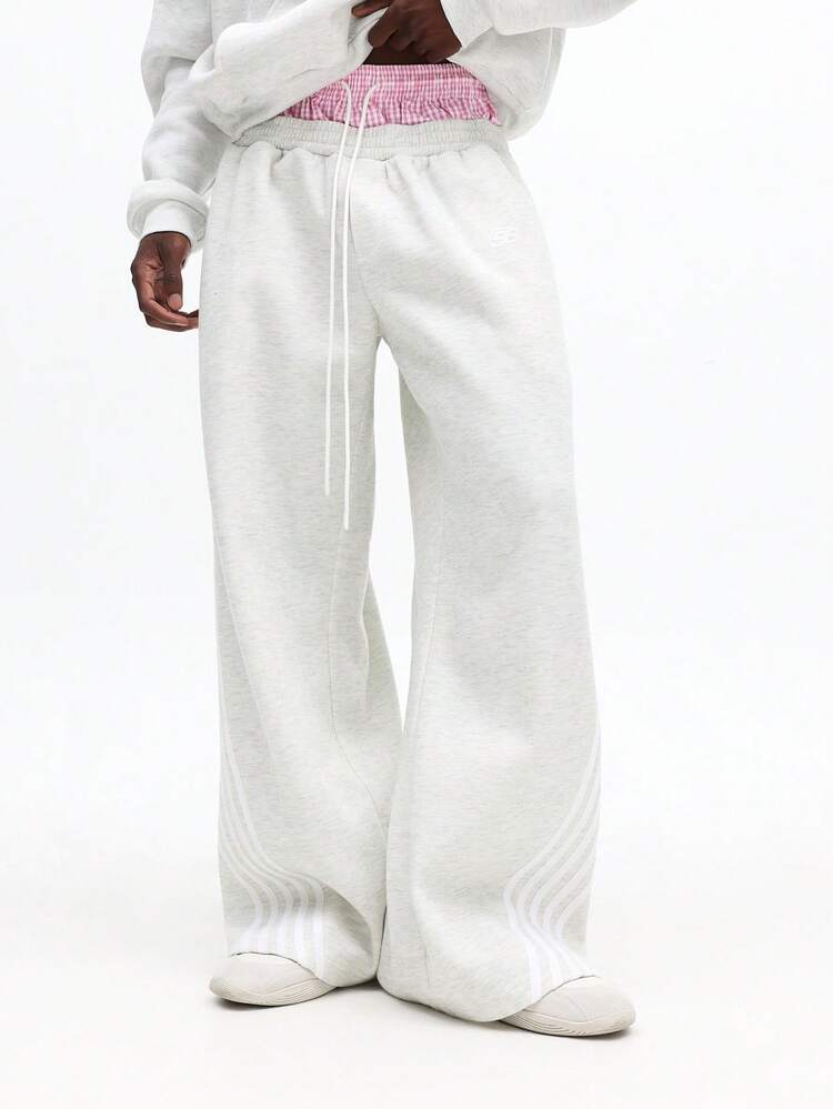 Baggy Joggers With Contrast Waistband