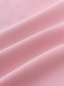 THE HAPPY LOOK 2pcs/Set Young Girl Ice Cream Pattern Knit Soft Crew Neck Long Sleeve Pullover Top And Striped Pants