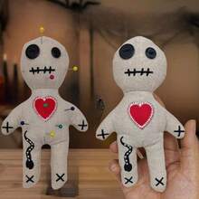 Búp bê Voodoo, Búp bê mắt phù thủy, Búp bê ma đáng sợ, Đồ trang trí Giáng sinh đáng sợ, Đồ chơi Voodoo dành cho người lớn, Đạo cụ phù thủy - Nhiều màu - Xem 8