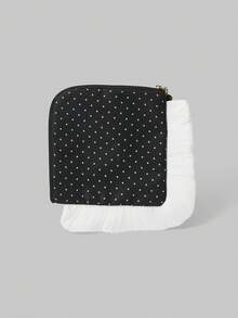ROMWE Anime Bolsas de maquillaje - Negro - Ver 2