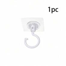1/3/5 Multi-Color Rotatable Kitchen Hooks - Easy To Install, No Drilling Required, Adhesive Hooks For Kitchen And Bathroom Storage/Hanging Plants/Lanterns/Wind Chimes, Practical Modern Home Decoration Hooks - Multicolor - View 15