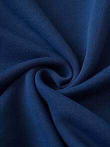 TOM & JERRY X SHEIN 2pcs/Set Young Boy Cute Cartoon Graphic Round Neck Drop Shoulder Long Sleeve Sweatshirt & Letter Graphic Sweatpants Knit Casual Sportswear Set - Blue - View 3