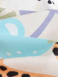 Cozy Pixies Baby Girl Cartoon Pattern Knit Soft Crew Neck Long Sleeve Top And Elastic Waist Long Pants Snug Fit 2-Piece Pajama Set Wildflower Baby Clothes Baby Girl Long Sleeve Set Two Piece Toddler Set Floral Print Baby - Baby Pink - View 7