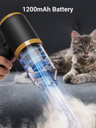 This Car Stofzuiger Cleaner Set Includes 6000PA Accessories. Powerful Wireless Is Cars Homes, Strong Suction Protection Functions, Battery, High Power view 2