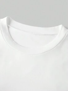 Tseoso 3 件黑白休闲长袖修身长款 T 恤加厚 T 恤套装，适合秋冬季，复古，可爱的夏季上衣，柔软女孩，家居服，基本款 T 恤，家居，返校，秋季女装