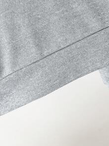 2pcs/Set Infant Unisex Baby Boy 6 Months-3 Years Bear Print Long Sleeve Hoodie And Elastic Waist Letter Print Sweatpants Set, Baby Boy/Girl Casual Sportswear Set, Gray Hoodie Outfit, Baby Hooded Sweatshirt And Pants Set, Baby Boy Autumn/Winter Clothing Baby Boy Street Wear Baby Boy Hoodie Set Baby Boy Sweatsuit Boy Baby Casual Sets Baby Boy Clothes Baby Boy Clothes Boy Clothes Sets