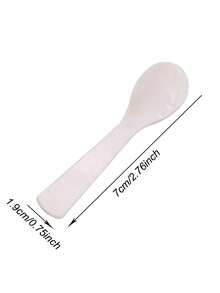 Cirelle 1 Piece Conch Spoon, Shell Material Tableware, Condiment (Tool), Kitchen Supplies, Facial Mask Spoon - Multicolor - View 3