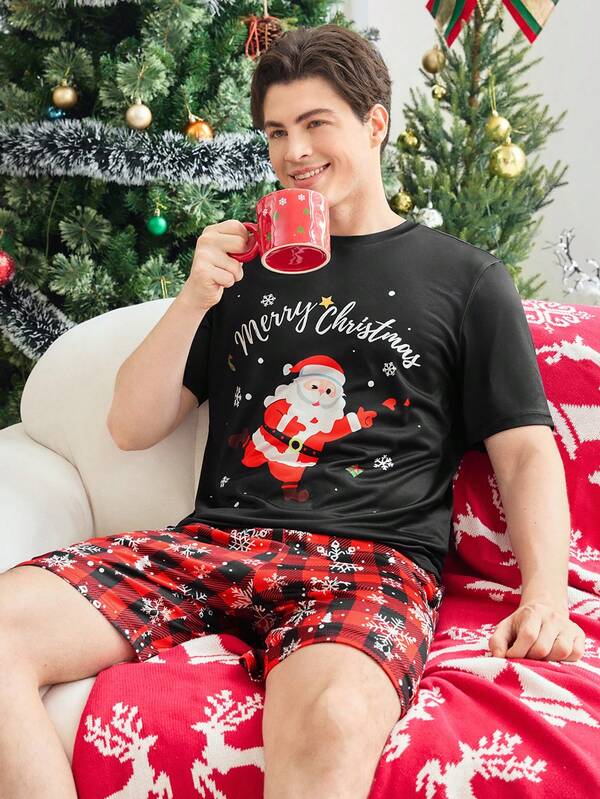 FamilyFrolics Conjunto de pijamas a juego para toda la familia con gráficos de calabaza y monstruo de Halloween