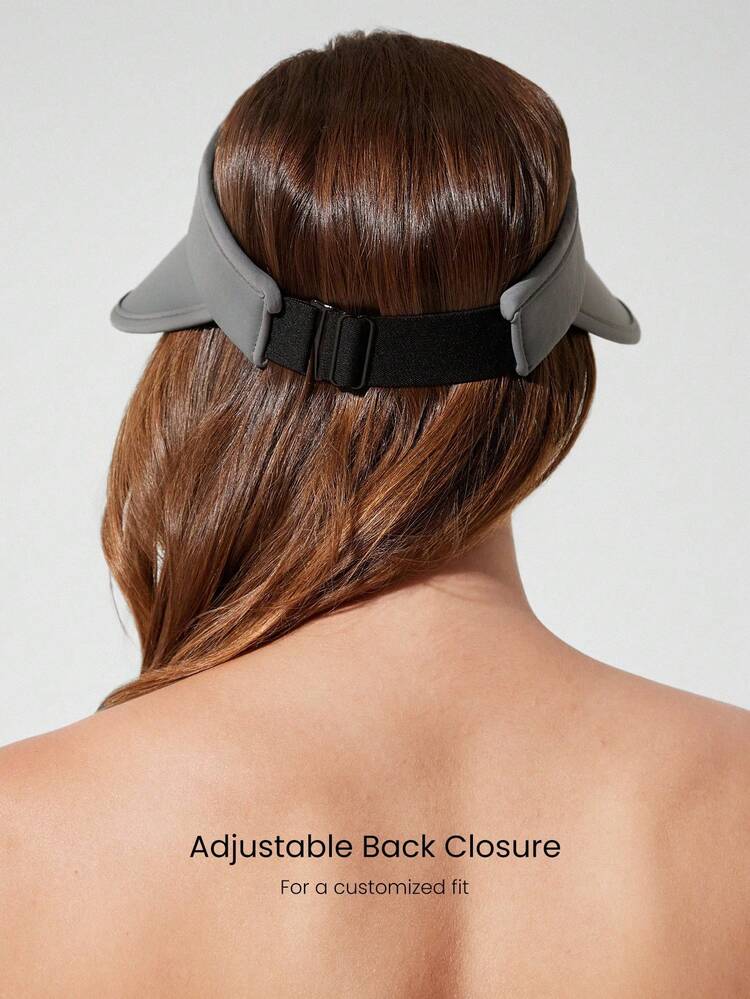 軽量 調整可能 日よけ 涼感 吸汗速乾 ワイドブリム サンバイザー ジム ワークアウト ハイキング ビーチ プール 休暇 デイリーアクティブウェア