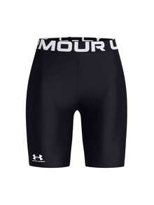 Under Armour HeatGear Women's Shorts Black - Black/White-001 - View 1