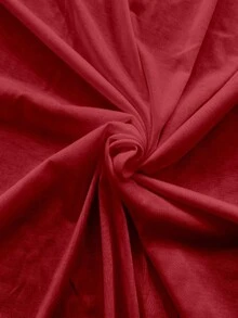 SHEIN EZwear Casual Loose Round Neck Short Sleeve Women T-Shirt, Suitable For Summer Christmas,Christmas,Red Top Graphic