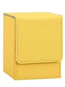 MTG 卡牌盒 PU 皮革 - 磁性闭合 TCG CCG 收纳盒可容纳 100 多张单/双套卡 - 便携式万智牌卡牌盒，适用于游戏配件 - 彩色 - 查看 12