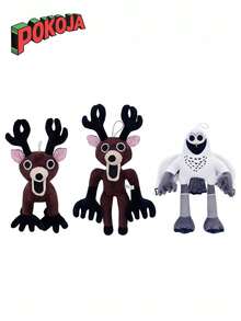 99 Nights Horror Game - Jucărie de pluș oficială Elk - Înfiorător și drăguț, articol de colecție pentru fani și jucători, cadou unic pentru el, cadou de Crăciun și ziua de naștere pentru adulți