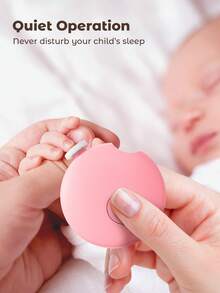 Teckwe 温和电动指甲修剪器儿童指甲钳自动磨甲器，6 个磨头，适用于脚趾甲和手指甲的指甲钳，指甲锉工具，轻松温和地修饰指甲