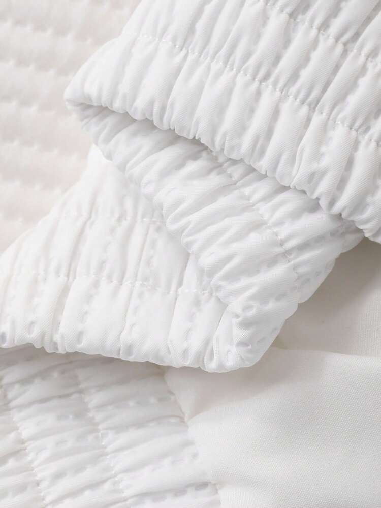 Women's Loose Solid Color Harem Pants, Thick Elastic Waist Split Casual Street Style Trousers, Autumn/Winter