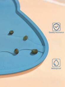 Waterproof Pet Food Mat For Dog & Cat - Non Slip, Easy To Clean Feeding Mat For Dogs And Cats - Protects Floors From Spills And Messes Keep Ground Clean - Multicolor - View 4