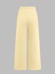 SHEIN Tween Girls Pink Casual Floral Print One-Shoulder Asymmetric Long Sleeve Ruched Fitted Skirt 2 Pieces Set, Suitable For Summer, Beach Vacation Blue Floral Dress Island Girl Outfit Summer Outfits Hawaii Outfits Blue And White Dress - Yellow - View 9