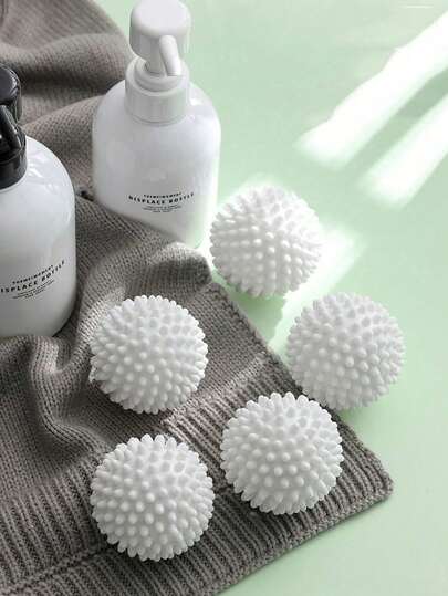 1/2/6/8 Pcs Fluffy Laundry Balls - Anti-, Pet Hair Remover, Clothing Hair Absorption And Removal, Washing Machine Cleaning Balls - Improve Your Laundry Experience Washing Machine Accessories: Reusable Laundry Balls, Washing Machine Laundry Balls, Washer-Dryer Balls, Fabric Softener Balls, Washer-Dryer Balls, Anti-Roll Laundry Balls, Anti-Wrinkle, Cleaning Supplies, Household Tools